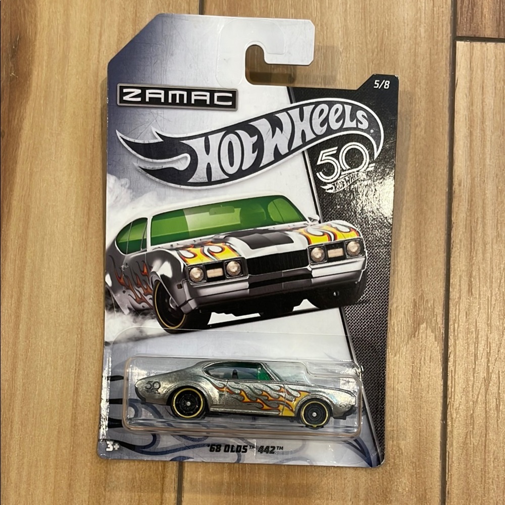 Hot Wheels Zamac 50th Anniversary 68 Olds 442 - Silver